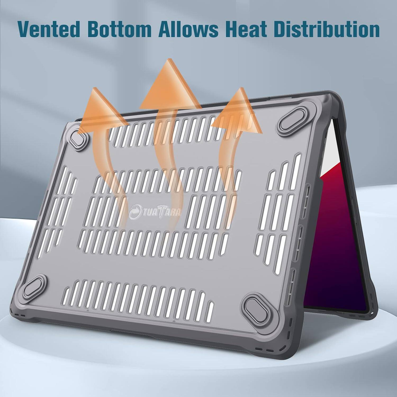 Vented Bottom Allows Heat Distribution