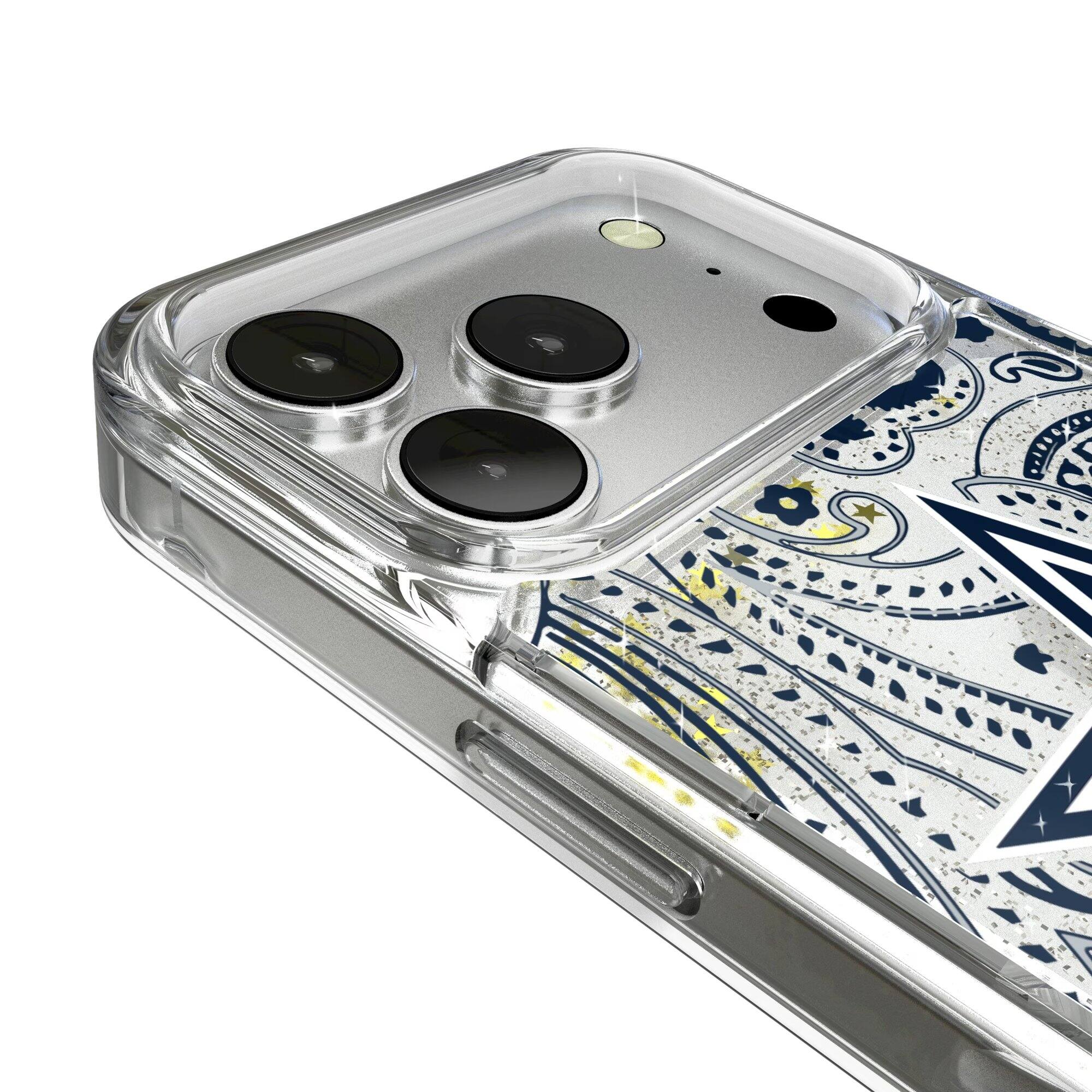 Alt View 2. Keyscaper - Dallas Cowboys iPhone Paisley Design Glitter Case - 15 - Multicolor.
