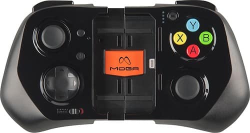 Front Standard. Power A - MOGA iOS Ace Game Controller - Black.