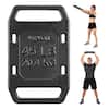 Front. VEVOR - Cast Iron Ruck Weights for Backpack, 45LB Single Ruck Plate, Weight Plate with Smooth Handle,Textured Finish for Rucking - Black.