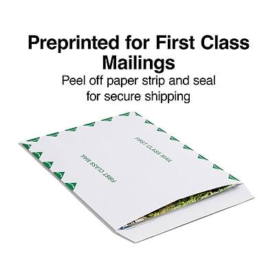 Preprinted for First Class Mailings  
Peel off paper strip and seal for secure shipping  

FIRST CLASS MAIL