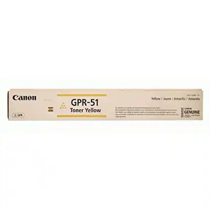 Canon GPR GPR-51 Toner Yellow
Yellow / Jaune / Amarillo / Amarelo
Canon Genuine