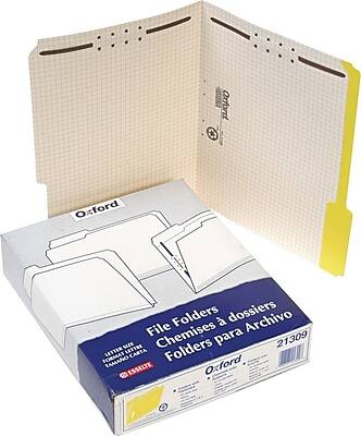 Oxford File Folders
Chemises à dossiers
Folders para Archivo
LETTER SIZE
FORMATO LETTRE
TAMAÑO CARTA
21309
Oxford