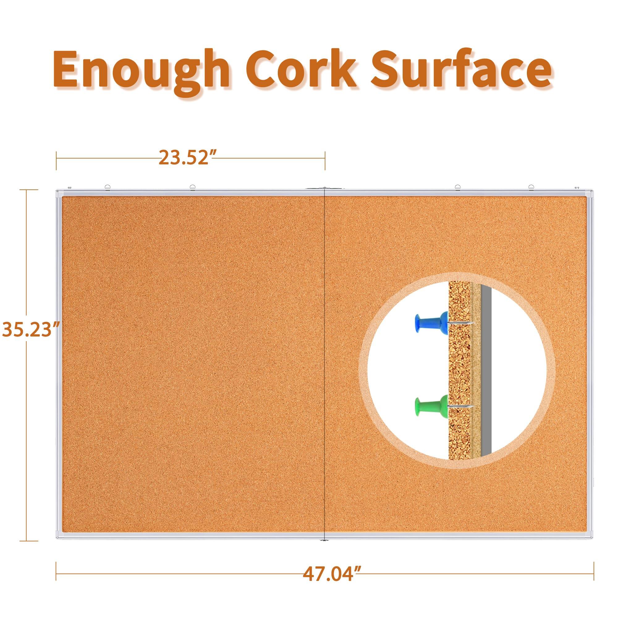 Enough Cork Surface  
23.52" x 35.23" x 47.04"