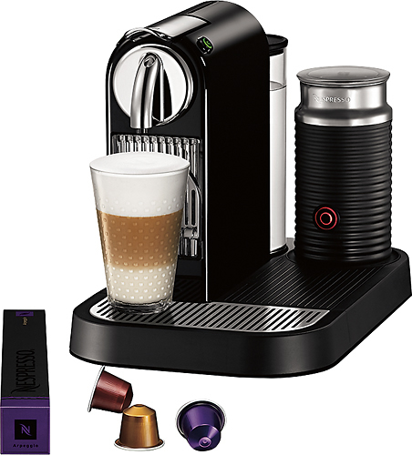 Nespresso by De'Longhi Citiz Black Espresso Machine with Milk Frother +  Reviews