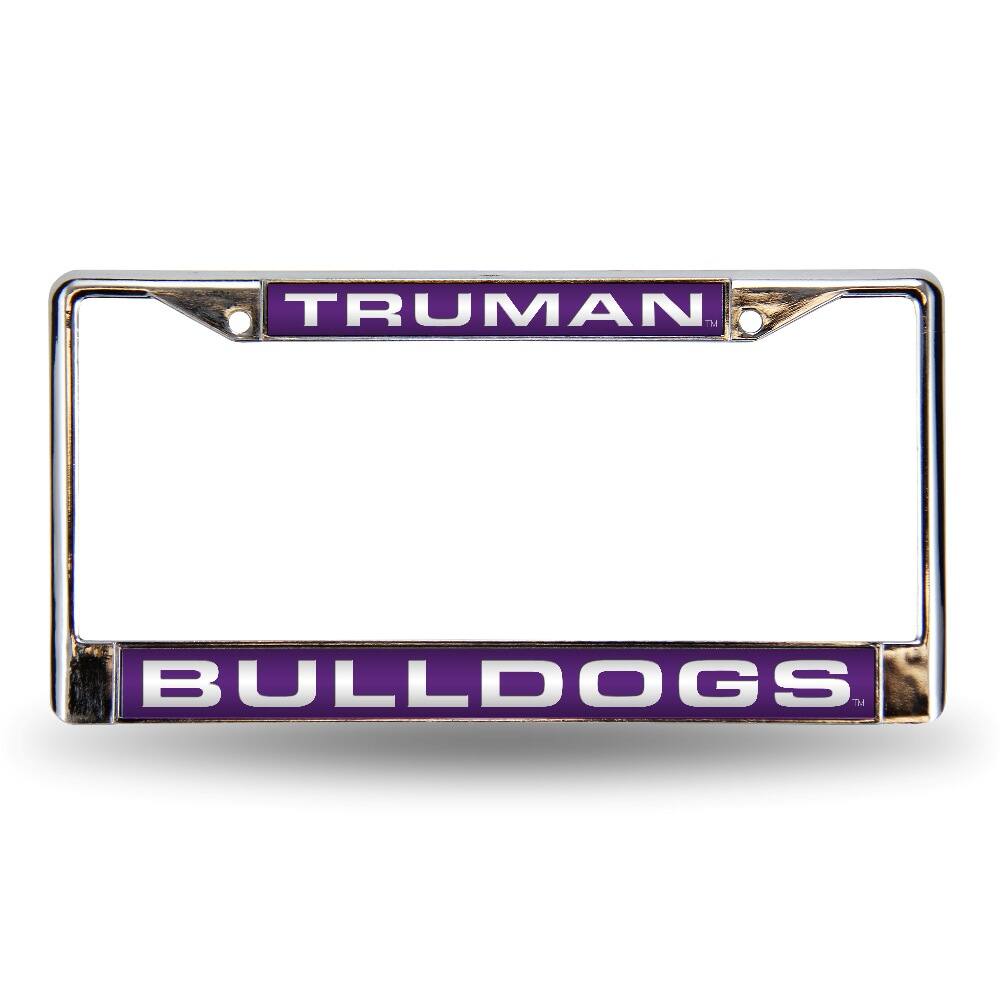 Truman State Bulldogs Chrome Metal Laser Cut License Plate Frame