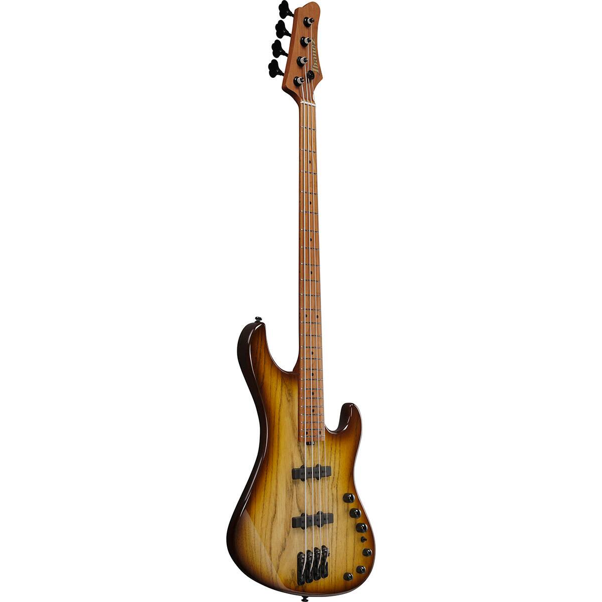 Alt View 2. Ibanez - Ibanez MDM Mode MDM1300 Electric Bass Guitar, Natural Stained Amber Burst.