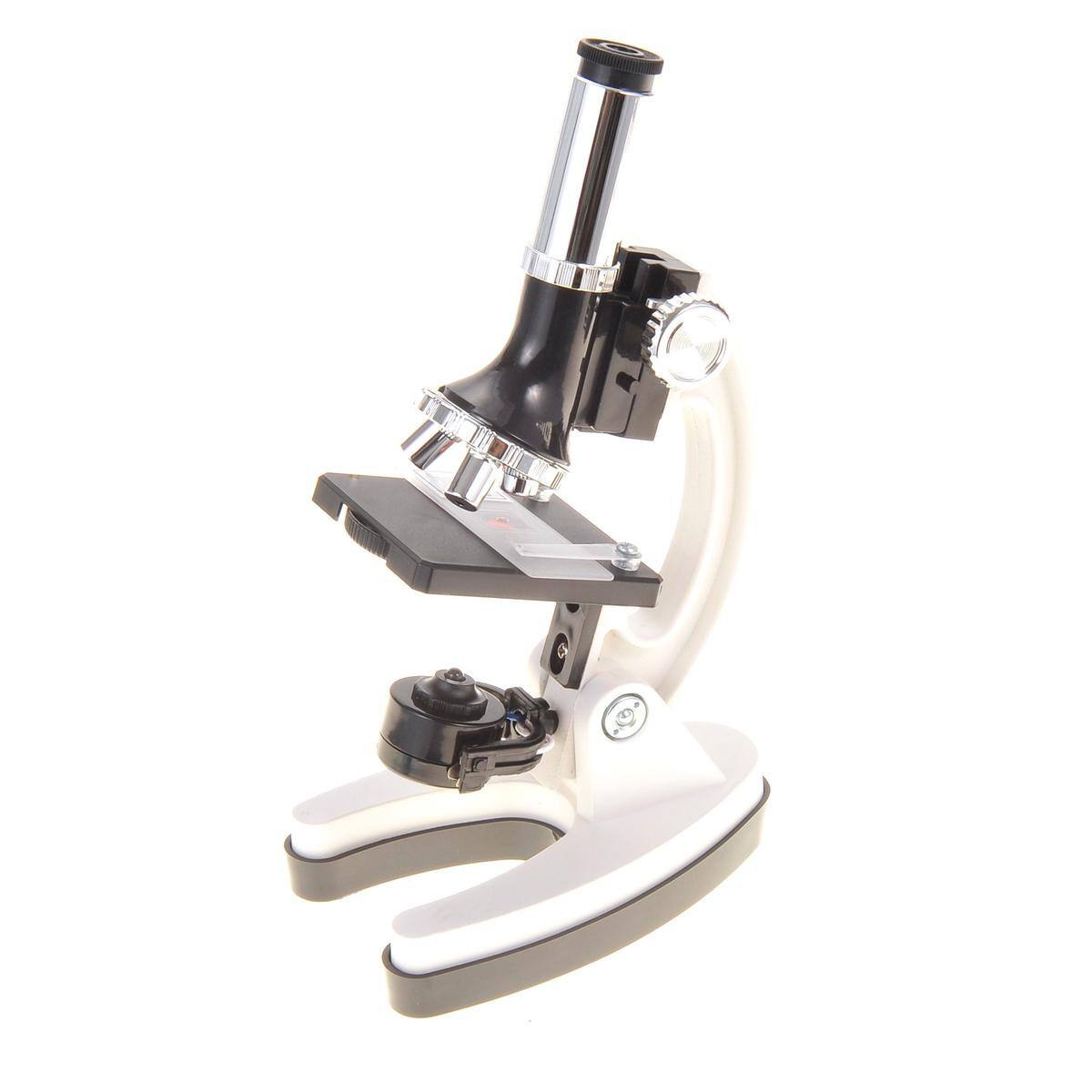 Left. JuzToys - 120x-1200x 52 pcs Kids Beginner Microscope w/ Metal Body - Multi.