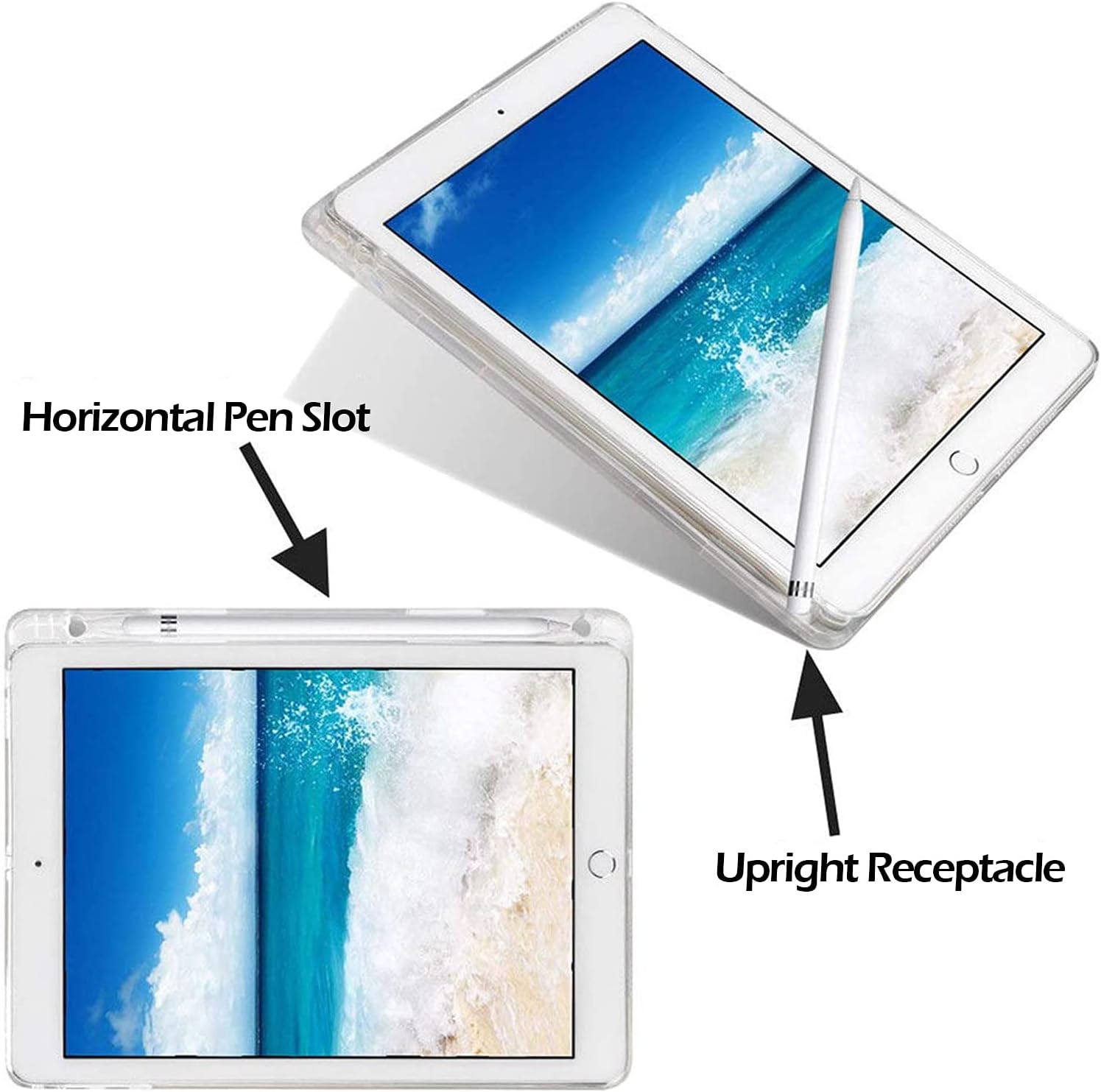 Horizontal Pen Slot  
C  
Upright Receptacle