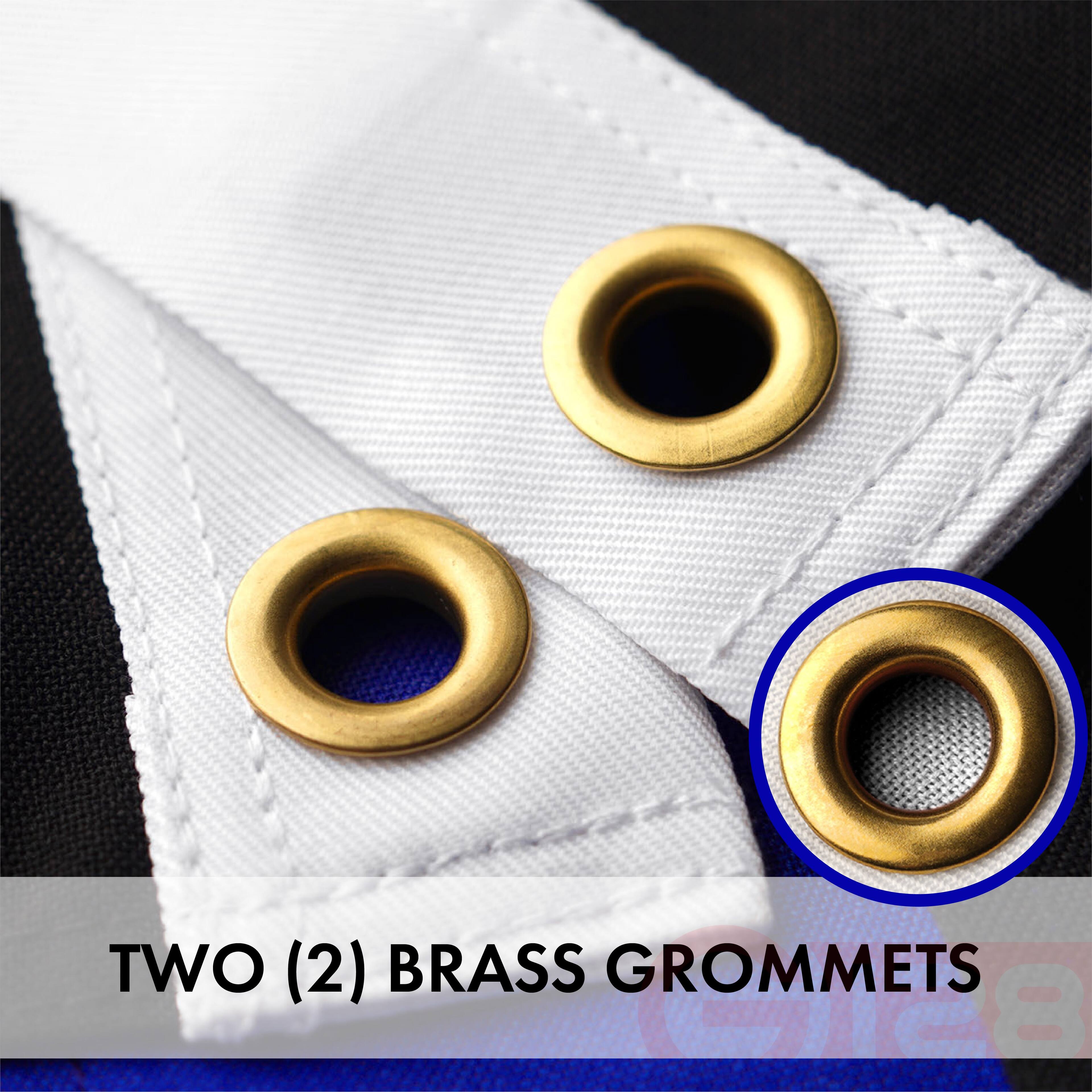 TWO (2) BRASS GROMMETS M8