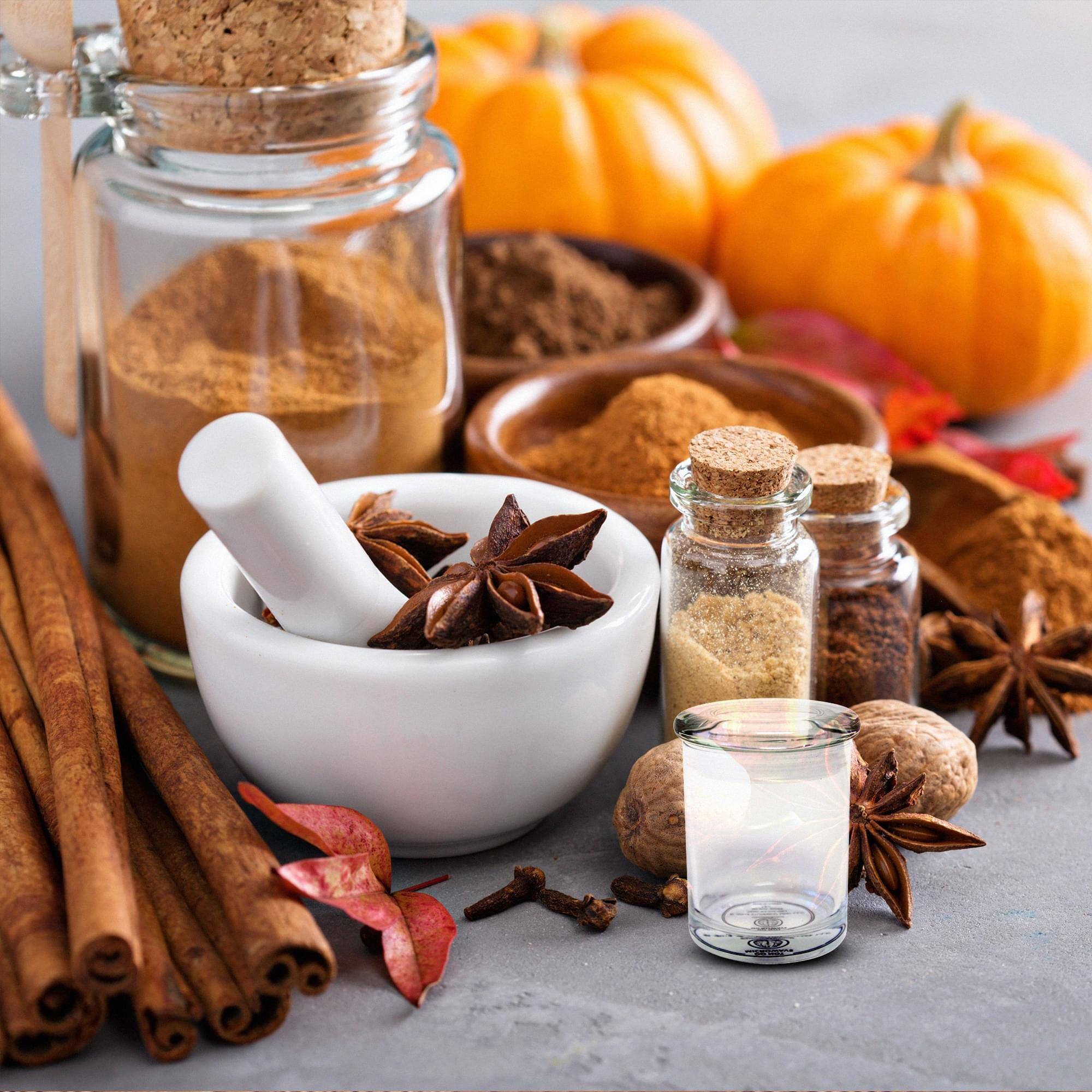 Alt View 10. Just Funky - Airtight Clear Glass Jar 3oz Storage Container with Lid - Clear.