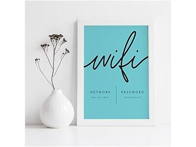 WiFi  
NETWORK  
Password  
Network Name  
Password