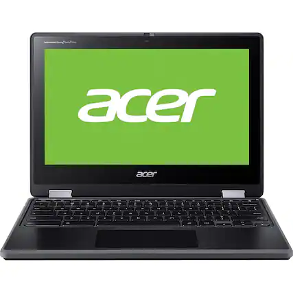 Front. Acer - Acer Spin 11.6" Refurbished Touch-screen Chromebook - Intel Celeron N4500 with 4GB Memory and 32GB Flash Storage.