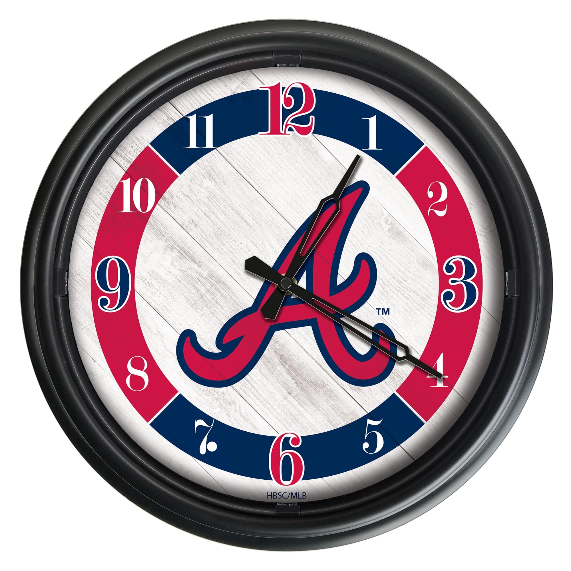 Holland Bar Stool Co. - Atlanta Braves Indoor/Outdoor LED Wall Clock - Multicolor price history on PriceWatchPro