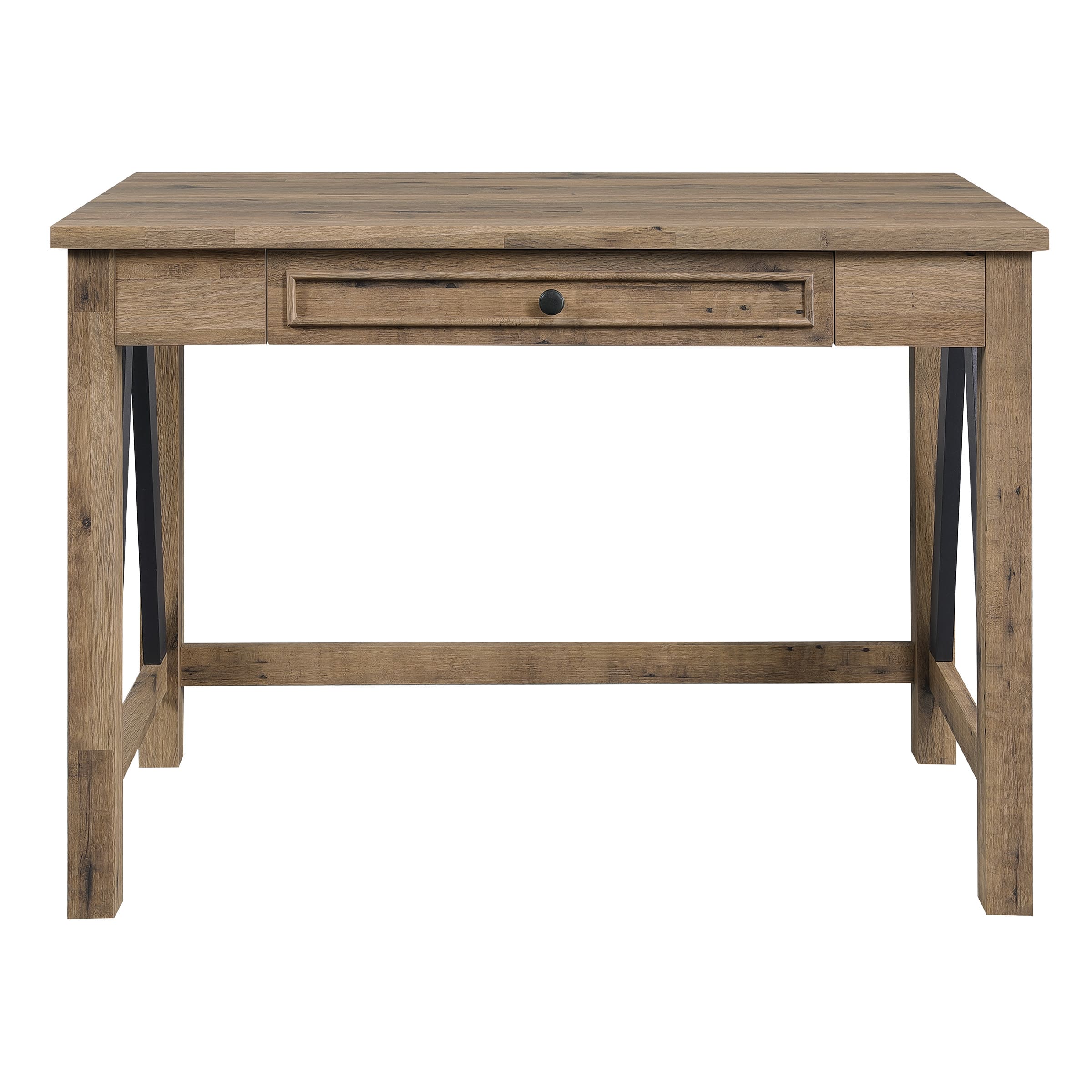 Front. OSP Home Furnishings - Quinton Writing Desk - Salvage Oak.