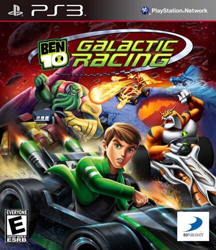 Front Standard. Ben 10 Galactic Racing - PlayStation 3.