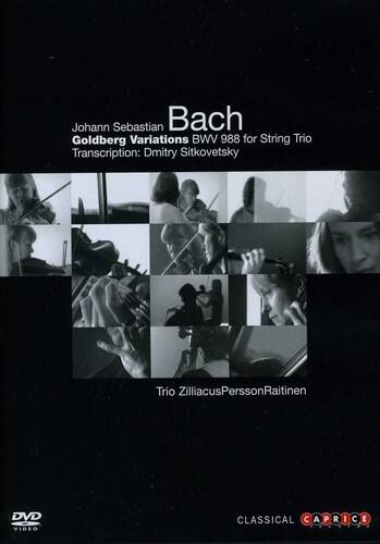 Trio ZilliacusPerssonRaitinen - Goldberg Variations   - DVD
