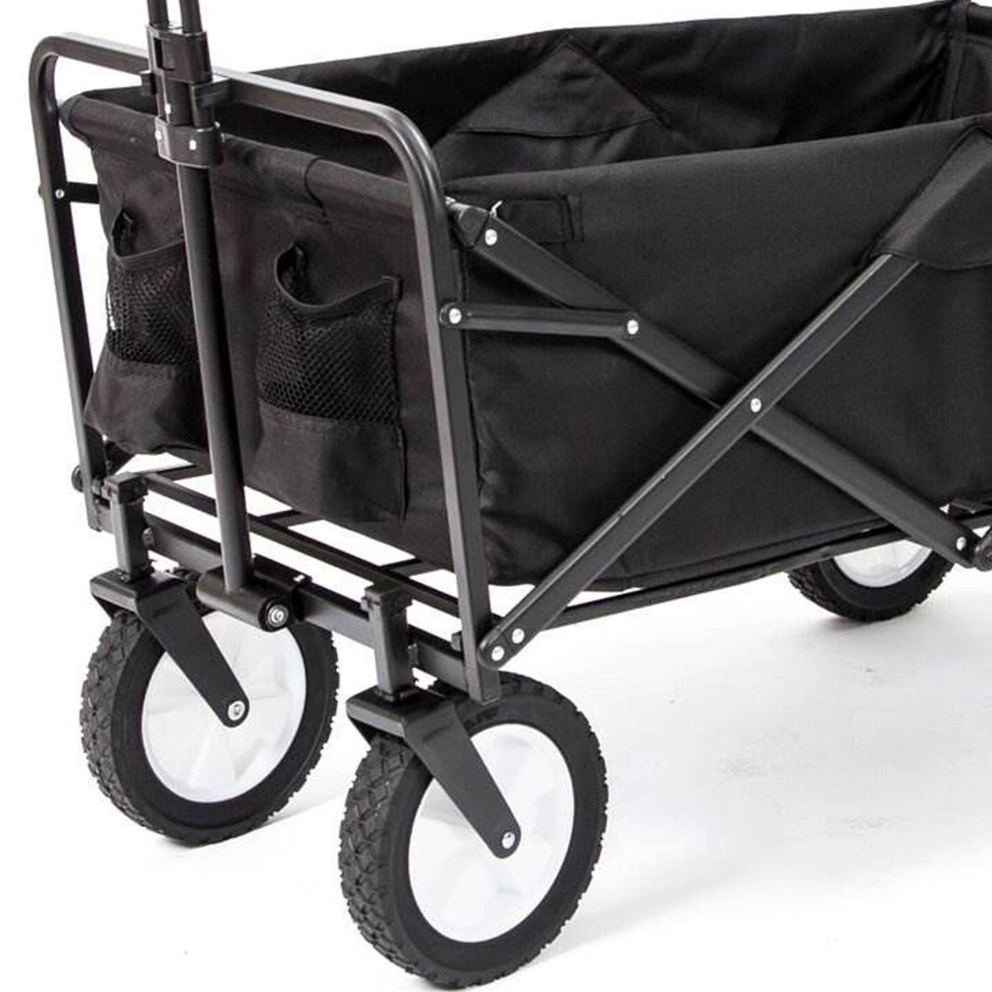 Alt View 4. Mac Sports - Mac Sports Collapsible Folding Outdoor Utility Garden Camping Wagon Cart, Black - Black.