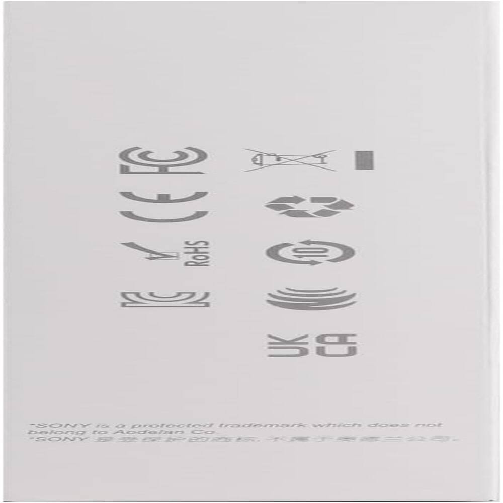 1C 1) 1 ROHS

*SONY is a protected trademark which does not belong to Acdelan Co.
*SONY is a protected trademark which does not belong to Acdelan Co.