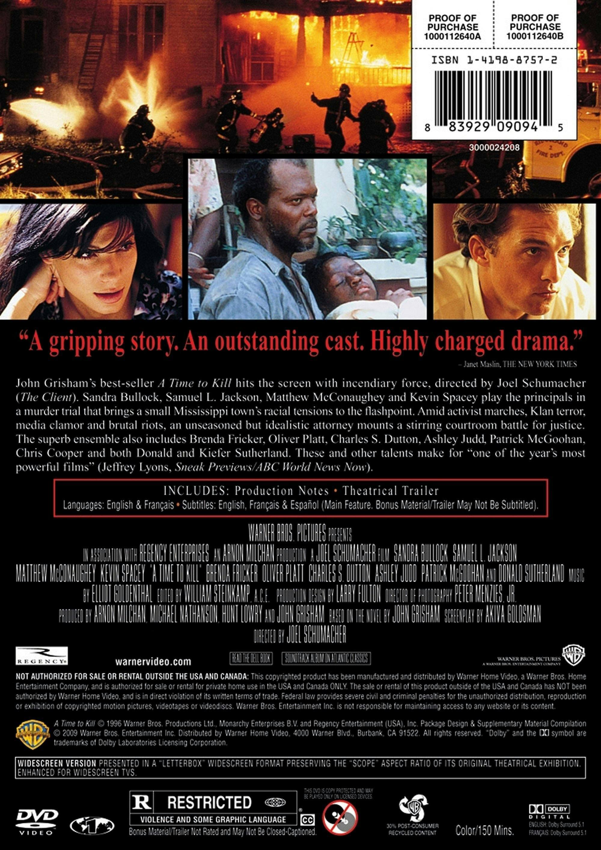 Angle. A Time to Kill (DVD New Packaging) [DVD].