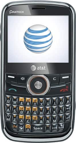 Front Standard. AT&T GoPhone - Pantech P7040P No-Contract Mobile Phone - Black.