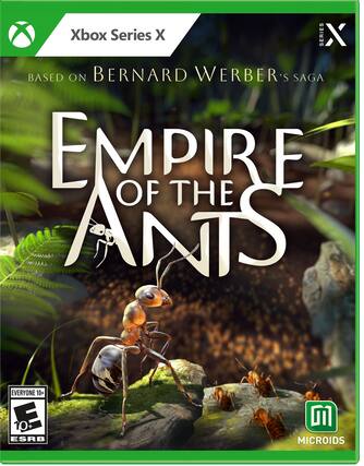 Xbox Series X: Empire of the Ants - Based on Bernard Werber's Saga. Everyone 10+. ESRB M. Developed by Microïds. - E10+ (Everyone 10+)
