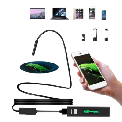 Strumenti potenti Wireless Snake Camera WiFi Macchina Fotografica di Ispezione 1200P HD Endoscopio con 8 LED Luce Rigida Cavo Boroscopio per iPhone Strumenti potenti Wireless Snake Camera WiFi Macchina Fotografica di Ispezione 1200P HD Endoscopio con 8 LED Luce Rigida Cavo Boroscopio per iPhone