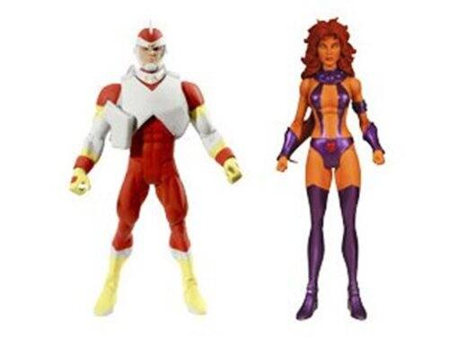Alt View 1. Mattel - DC Universe Classics Exclusive Action Figure 2-Pack Adam Strange and Starfire - Multi.