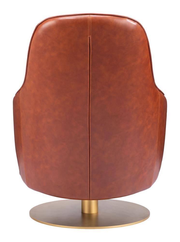 Alt View 2. Hivvago - Withby Accent Chair Brown - Brown.