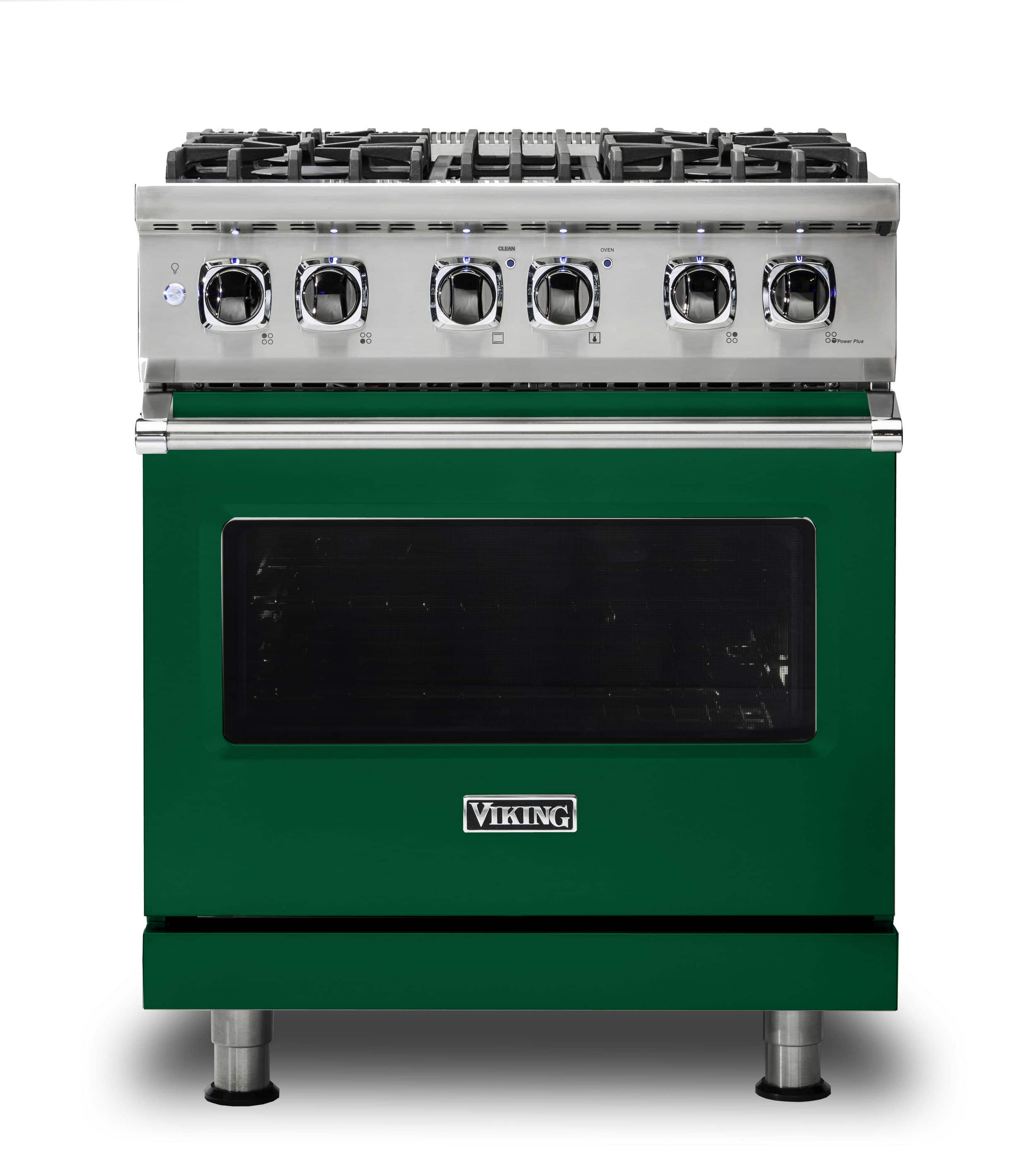 Front. Viking - 30-Inch Dual Fuel Freestanding Range - Ivy.