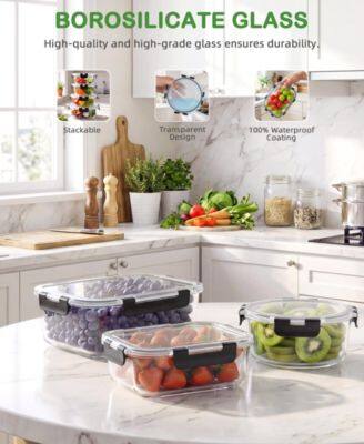 BOROSILICATE GLASS

High-quality and high-grade glass ensures durability.

- Stackable
- Transparent Design
- 100% Waterproof Coating