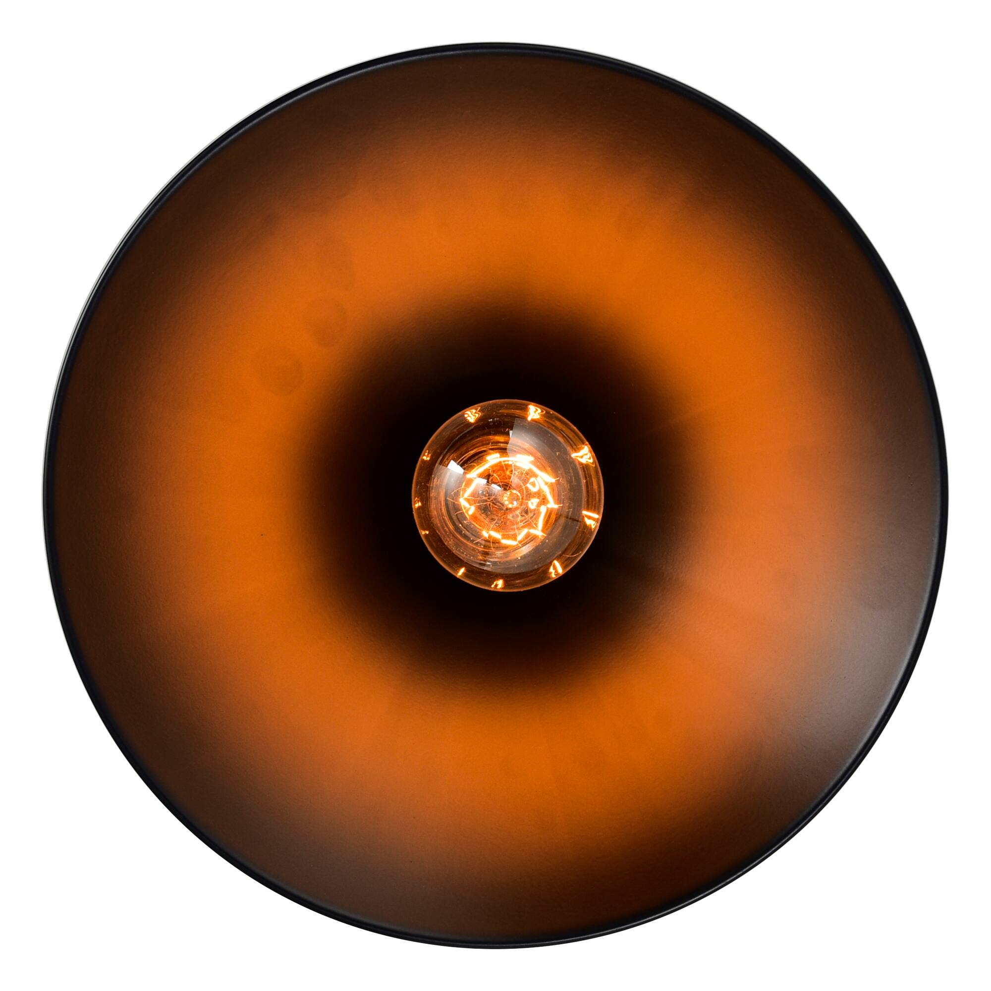 Alt View 1. CWI Lighting - Brave 1 Light Black Mini Pendant - Black.