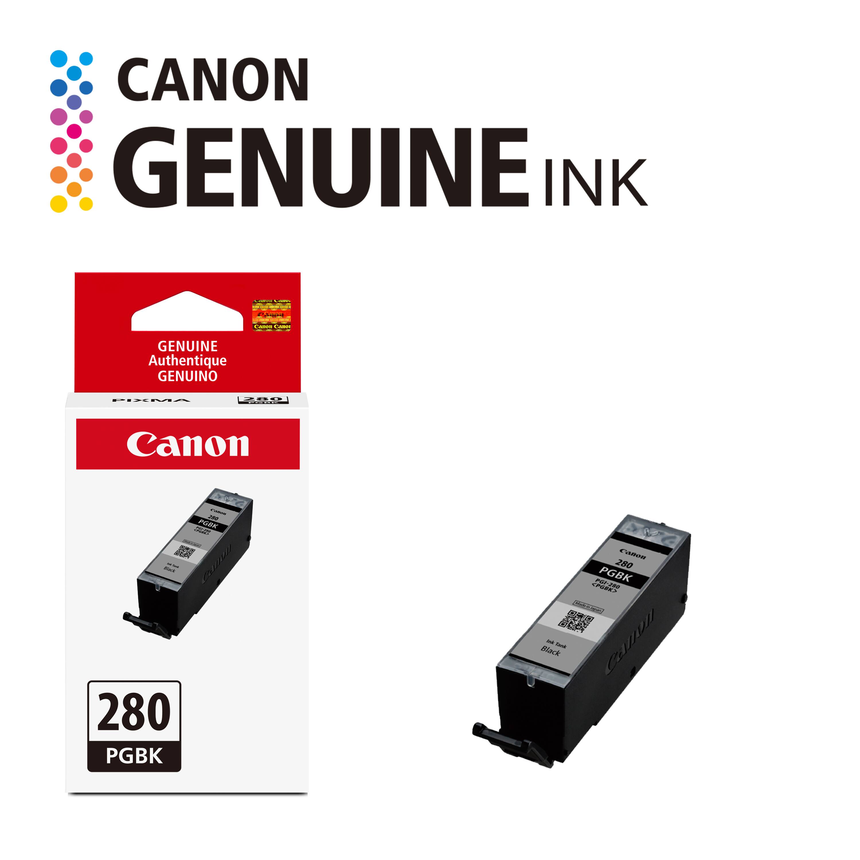 CANON GENUINE INK

GENUINE Authentique GENUINO

Canon

280 PGGBK

Canon

280 PGGBK