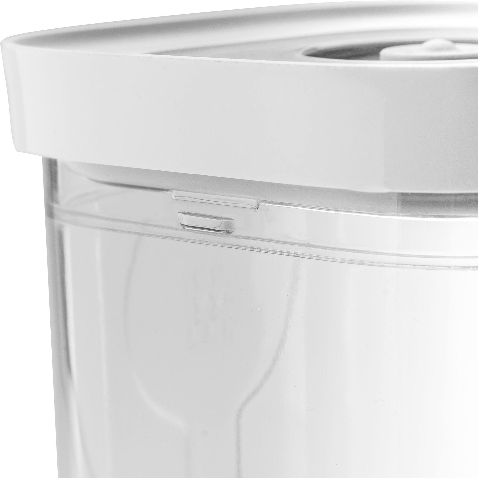 Alt View 4. ZWILLING - ZWILLING Fresh & Save Cube Boxes, Plastic, Airtight Dry Food Container, Small Medium Height Cube, 2S Container, .87-qt - Clear.