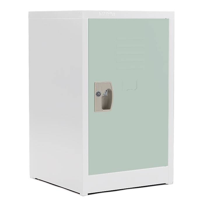 Back. AdirOffice - Storage Locker 629-Series 24" H 1-Tier Steel Locker with Digital Lock - Misty Green.