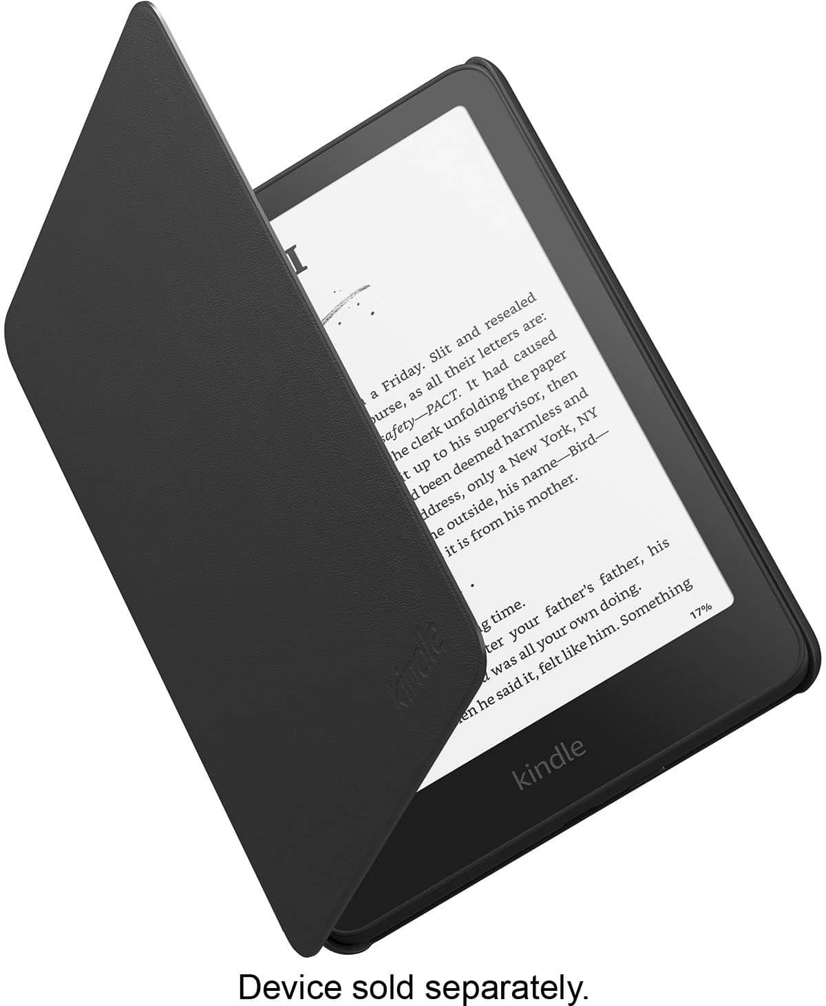 The text on the image reads: "Device sold separately."