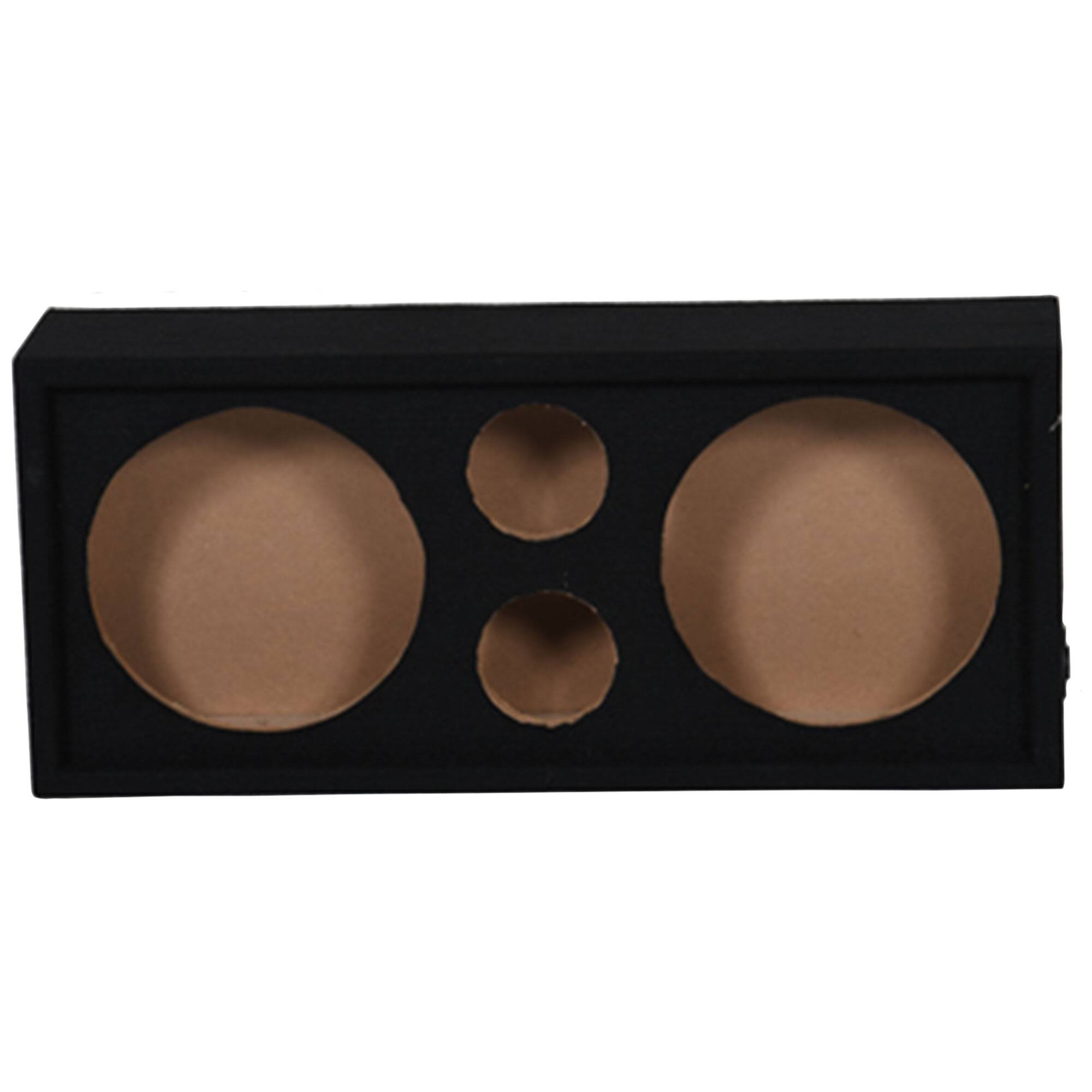 Alt View 1. QPower - Q Power Car Audio Subwoofer Box Chuchero For 10" Mids and 3" Tweeters (2 Pack).