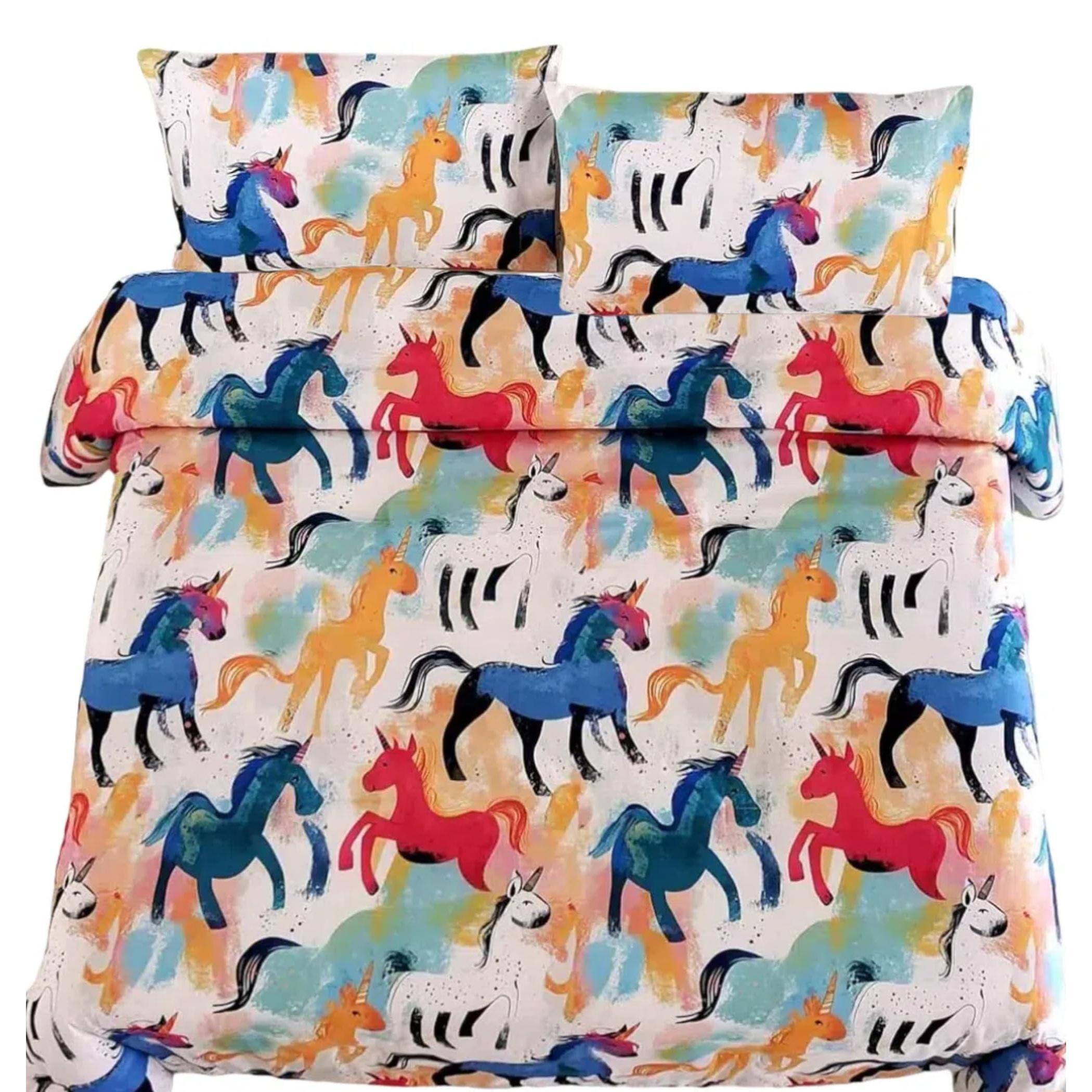 Front. Reds Spade - 3pcs Butterfly Comforter Set Queen Bedroom Decor Quilt Bedding Bed In A Bag Floral Quilts Size For Teenage - Unicorn2-Twin.