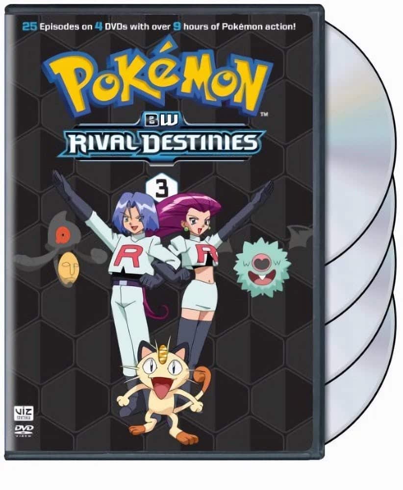 Front. Pokemon: Black & White Rival Destinies Set 3 (DVD Set) [DVD].