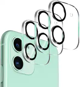 Oumilen - iPhone 12 Mini-5.4 Camera Mask, Lens Screen Protector, 10 Piece - Clear