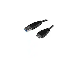 StarTech.com - 0.5m (20in) Slim SuperSpeed USB 3.0 A to Micro B Cable - M/M