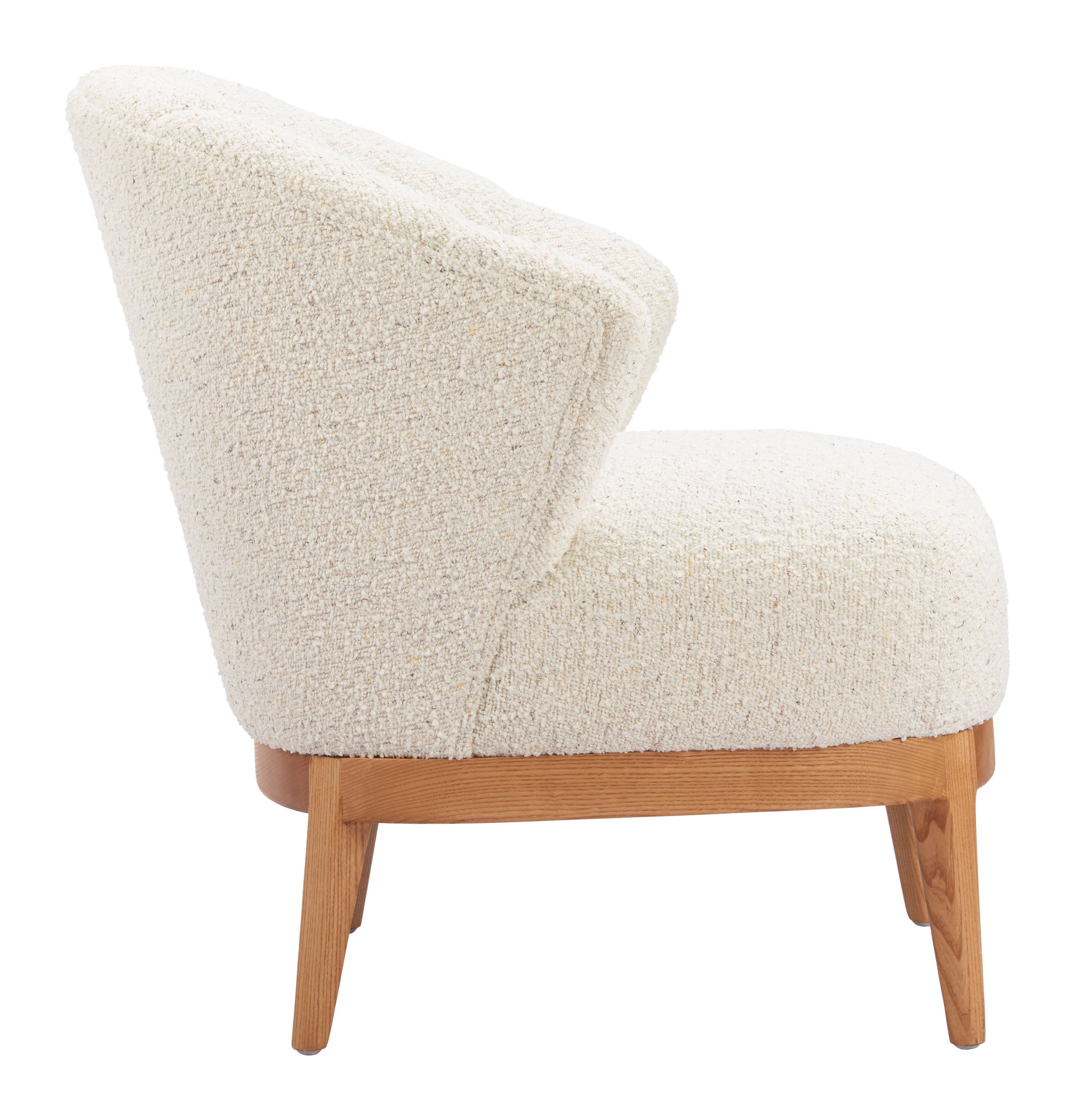 Back. Hivvago - Leque Accent Chair Tawny Beige - Tawny Beige.