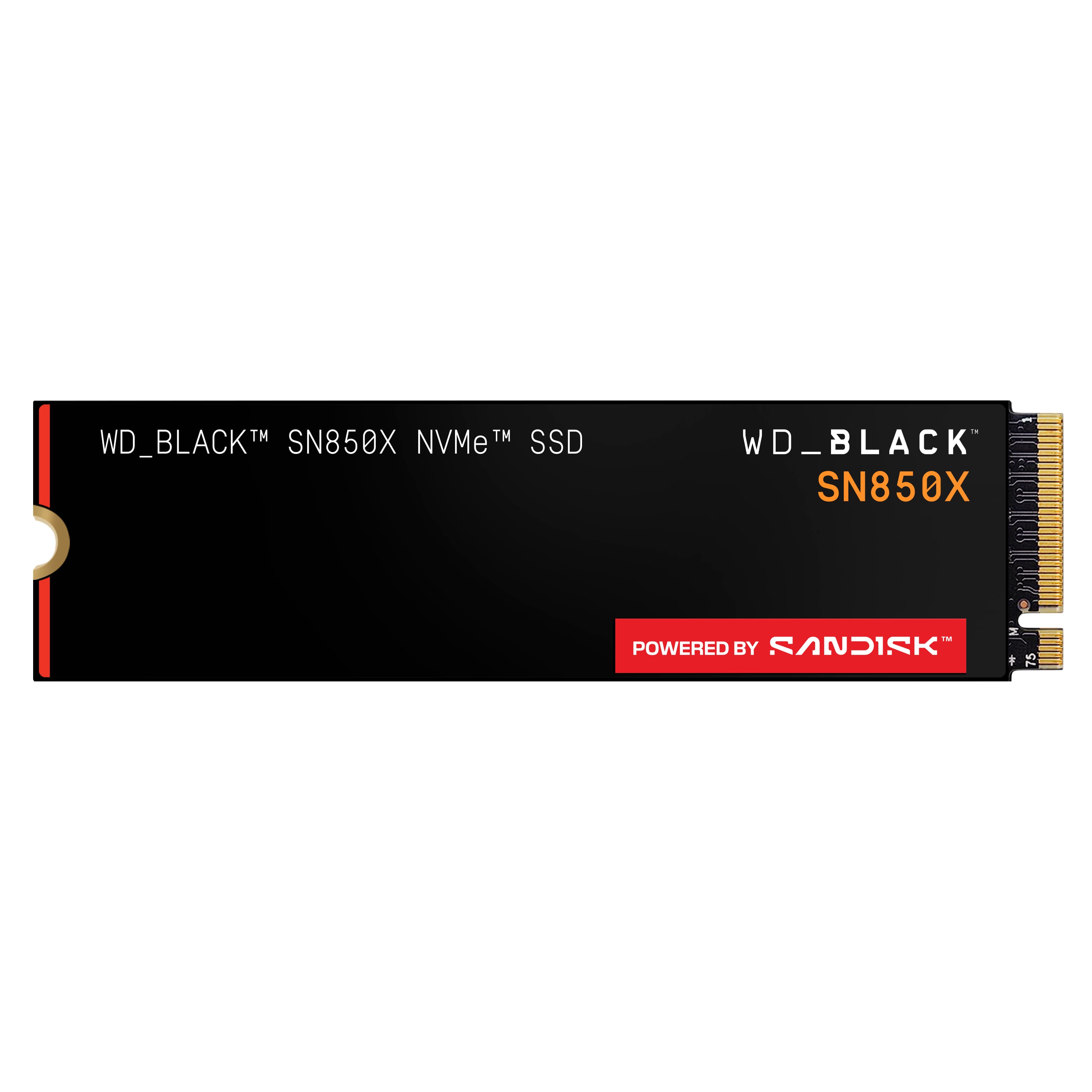 WD - BLACK SN850X 4TB Internal SSD PCIe Gen 4 x4 NVMe - Front_Zoom