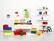 Alt View 1. Room Copenhagen - LEGO Storage Brick with 8 Knobs, Light Blue - COLLECTIBLES - Multicolor.