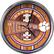 Front Standard. Memory Company - Clemson Chrome Clock - Chrome.
