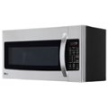 Left Zoom. LG - 1.7 Cu. Ft. Convection Over-the-Range Microwave - Stainless steel.