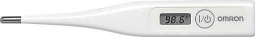 Angle Standard. Omron - 60-Second Digital Thermometer - White.
