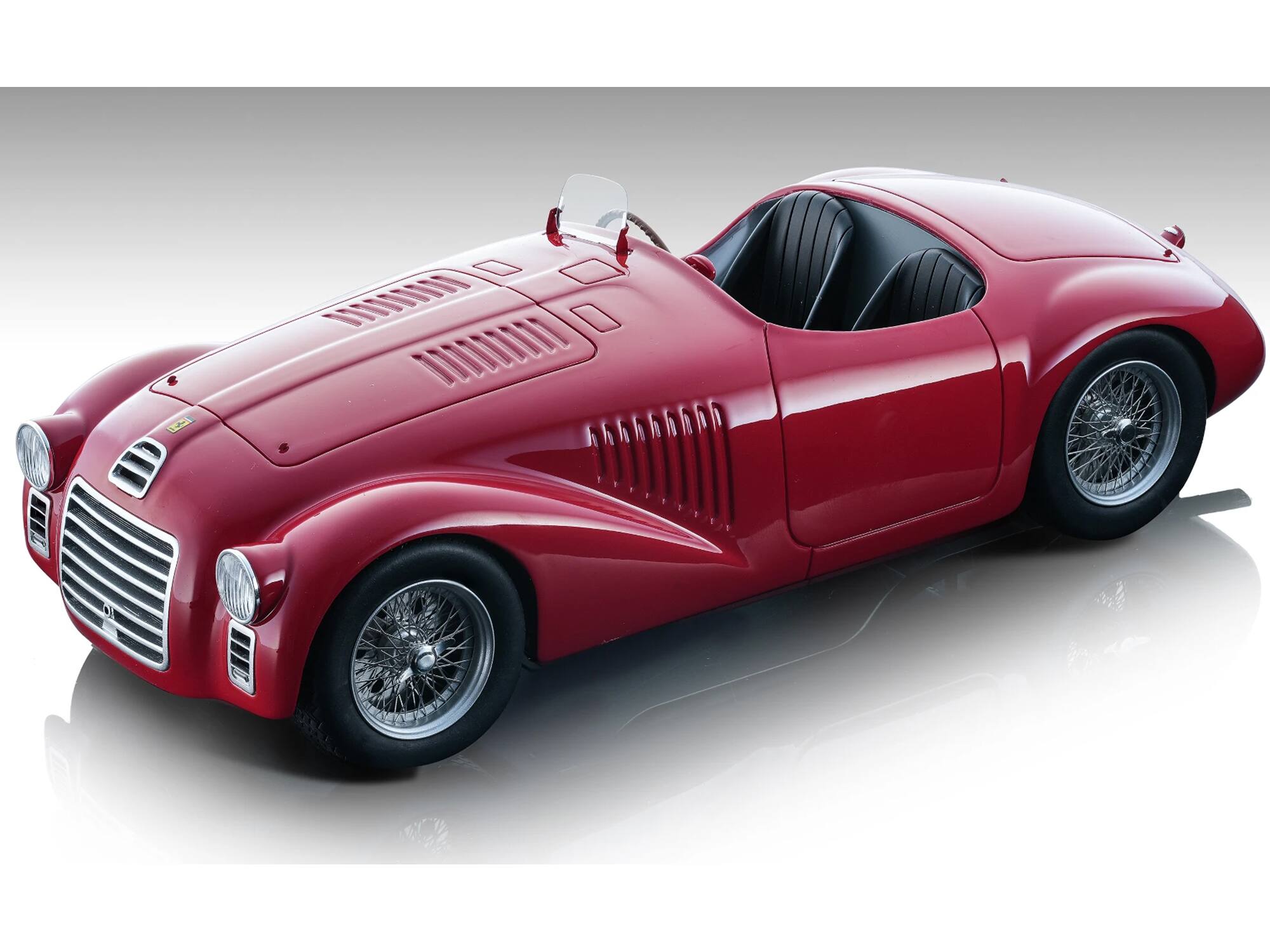 Front. Tecnomodel - Ferrari 125S Rosso Corsa Red "Press Version" (1947) "Mythos Series" Limited Edition 1/18 Model Car by Tecnomodel.