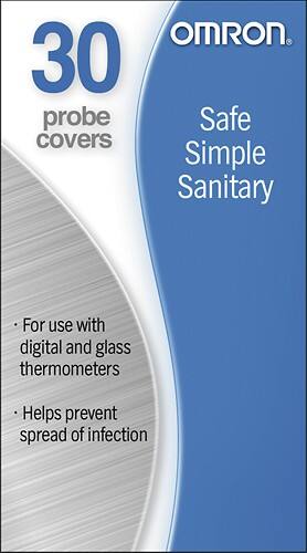 Angle Standard. Omron - Thermometer Probe Covers (30-Pack).
