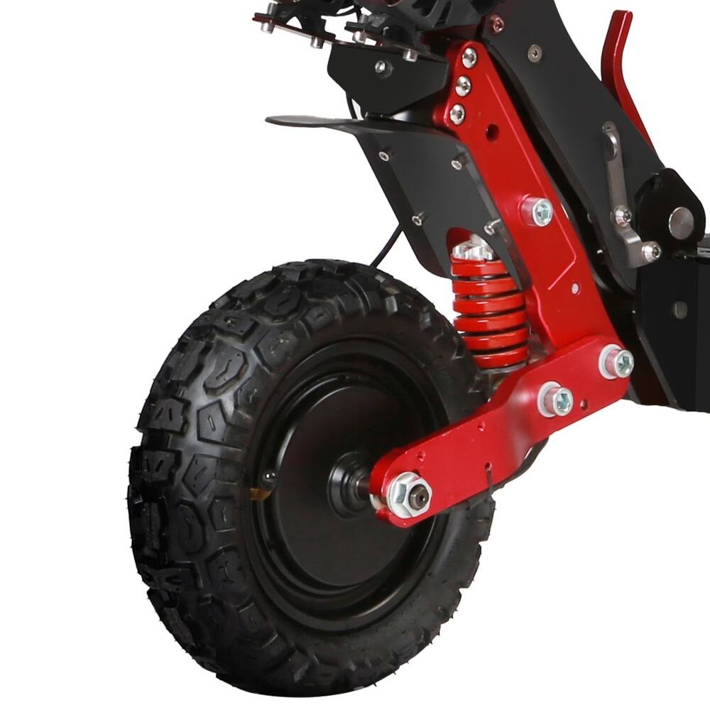 Left. Loheer - Loheer Adult Folding Electric Scooter X7 3600W Dual Motor 48V 21ah Battery High Speed Off Road Commuter Black - Black.